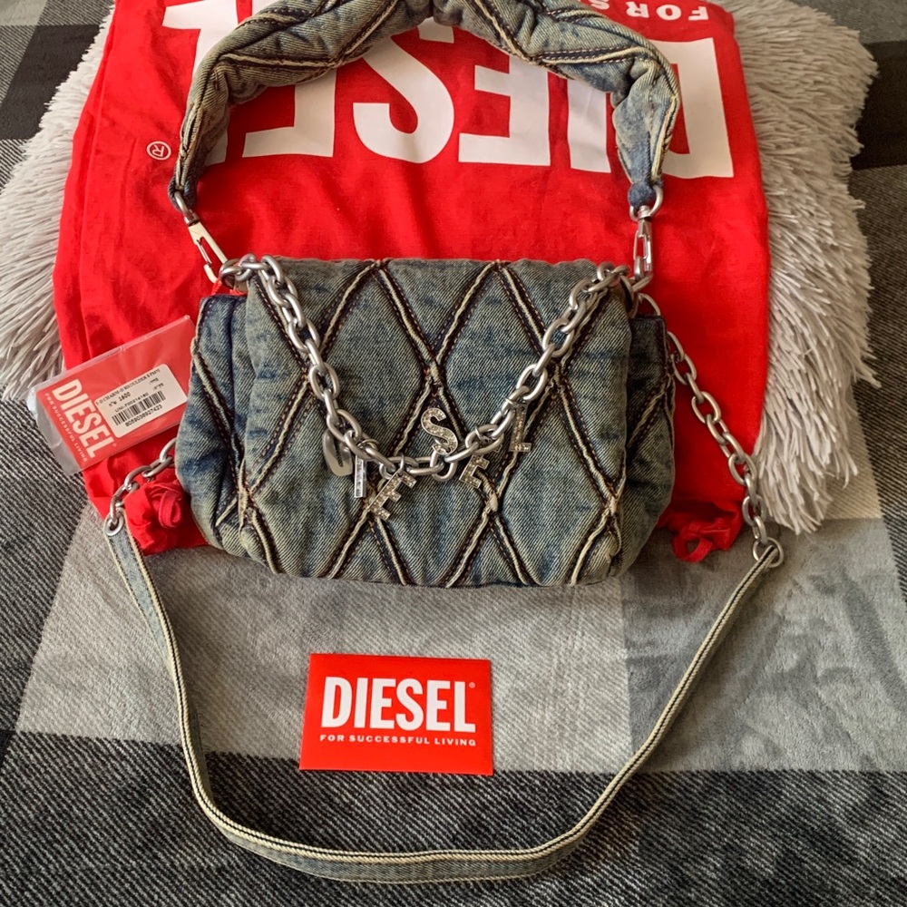 Diesel Blue Denim Women's Bag - Picture 6 of 6